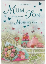To A Lovely Mum From Your Son On Mother's Day